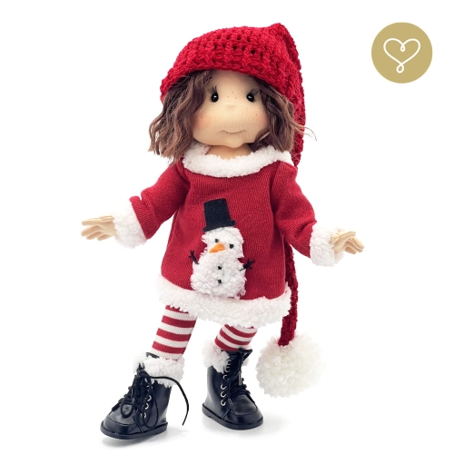 Lalka 38 cm Lullu Dolls Holly w ubranku, 3 warianty wyboru, na zdjęciu wariant 3 kolekcjonerski