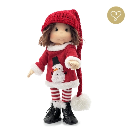 Lalka 38 cm Lullu Dolls Holly w ubranku, 3 warianty wyboru, na zdjęciu wariant 3 kolekcjonerski