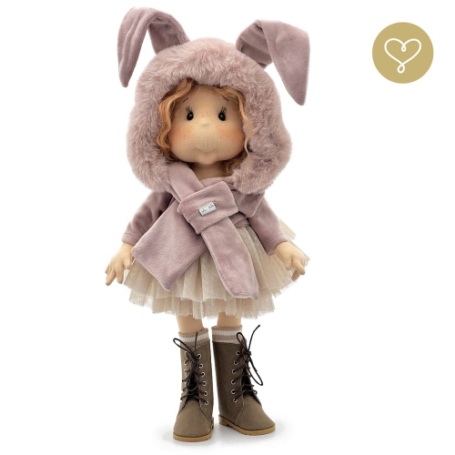 Lalka 38 cm Lullu Dolls Natasza w ubranku, 3 warianty wyboru, na zdjęciu wariant 3 kolekcjonerski