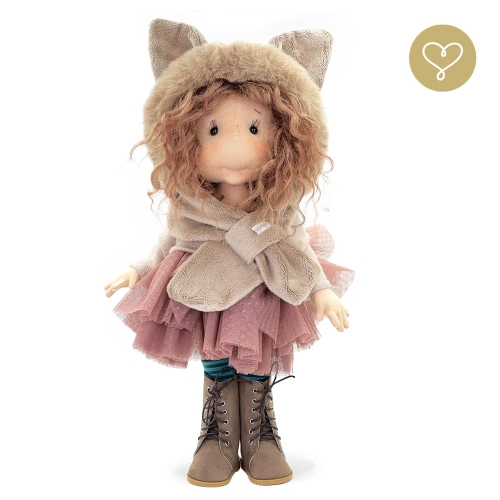 Lalka 38 cm Lullu Dolls Natka w ubranku, 3 warianty wyboru, na zdjęciu wariant 3 kolekcjonerski