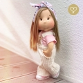 Spodnie ogrodniczki 5 dla lalki Lullu Dolls