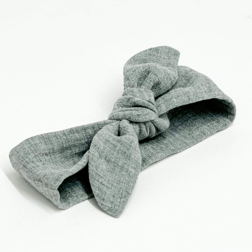 Opaska muślinowa dla lalki Miniland 38 cm, Paola Reina 34 cm, Minikane 34 cm - szara