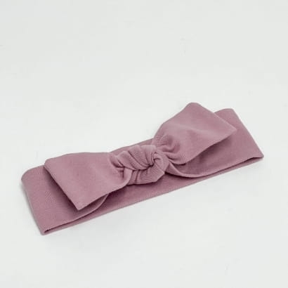 Opaska bawełniana dla lalki Miniland 38 cm, Paola Reina 34 cm, Minikane 34 cm - ciemny róż