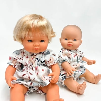Komplet dla lalki Miniland 38 cm, Paola Reina 34 cm i Minikane 34 cm