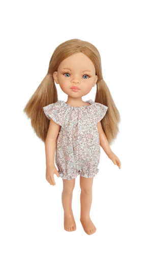 Kombinezon dla lalki Paola Reina Amigas 32 cm pastelowa łączka