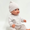 Dres - bluza dla lalki Baby Born 43 cm, beż