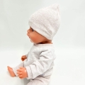 Dres - bluza dla lalki Baby Born 43 cm, beż