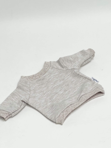 Dres - bluza dla lalki Baby Born 43 cm, beż