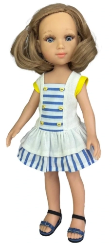 Lalka hiszpańska 32 cm Reina del Norte Paola Reina Amigas 11020 Bianka w ubranku