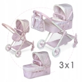 DeCuevas Toys Wózek 3w1 dla lalek 80746 Niza