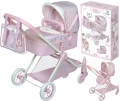 DeCuevas Toys Wózek 3w1 dla lalek 80746 Niza