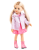 Lalka Hiszpańska 32 cm Paola Reina Amigas 04685 Rosa, klasyczna, cała z winylu, niebieskie oczy, jasnoblond perłowe włosy spięte w dwa kucyki, różowa kurteczka z kapturem i kieszeniami, różowa sukienka, majteczki, różowe botki