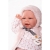 Lalka Hiszpańska 42 cm Antonio Juan 33013 Carla, bobas miękki brzuszek, rączki i nóżki na ruchomych stawach, co pozwala na posadzenie laleczki, uśmiechnięta, widoczny języczek i ząbki, w ubranku, smoczek