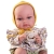 Lalka Hiszpańska 34 cm Antonio Juan 70365 Baby Toneta Posturitas, bobas, miękki brzuszek, w ciele stelaż, który pozwala na zmiany pozycji, w ubranku, smoczek, kocyk / kołderka
