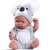 Lalka Hiszpańska 26 cm Antonio Juan 84098 Pitu Koala, bobas cały z winylu, chłopiec, bez włosów, w ubranku