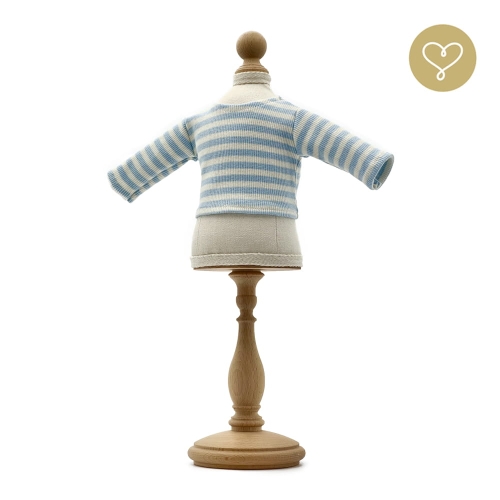 Bluzka w paski niebieskie dla lalki 38 cm Lullu Dolls