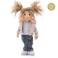 Bluzka w paski dla lalki Lullu Dolls