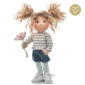 Bluzka w paski dla lalki Lullu Dolls