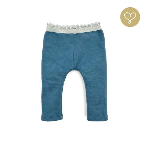 Legginsy turkusowe dla lalki 38 cm Lullu Dolls
