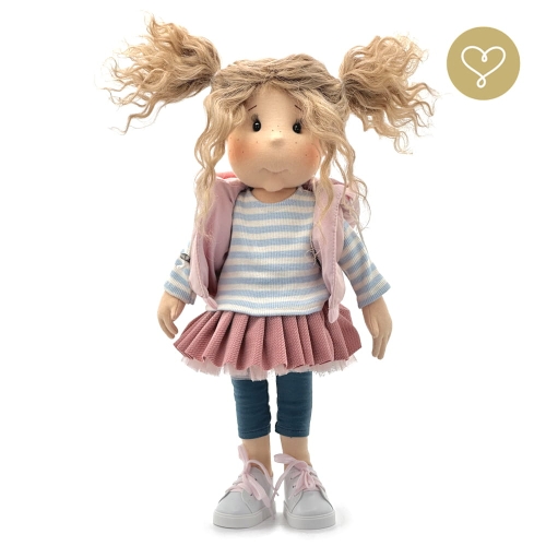 Legginsy turkusowe dla lalki 38 cm Lullu Dolls