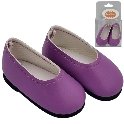 Oryginalne buty Paola Reina dla lalki 32 cm Amigas 63218 fioletowe pantofelki