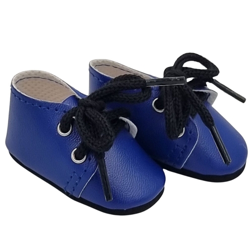 Oryginalne buty Paola Reina dla lalki 32 cm Amigas 63230 niebieskie wiązane