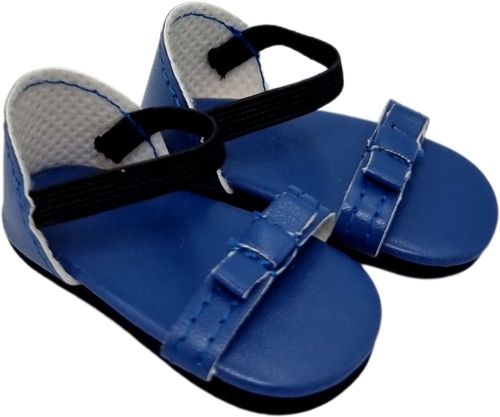 Oryginalne buty Paola Reina dla lalki 32 cm Amigas 63606 niebieskie sandałki