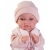 Lalka Hiszpańska 34 cm Antonio Juan 70364 Baby Toneta, bobas, elastyczny tułów, miękki brzuszek, w ciele stelaż, który pozwala na zmianę pozycji, w ubranku, smoczek, poduszka