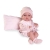 Lalka Hiszpańska 34 cm Antonio Juan 70364 Baby Toneta, bobas, elastyczny tułów, miękki brzuszek, w ciele stelaż, który pozwala na zmianę pozycji, w ubranku, smoczek, poduszka