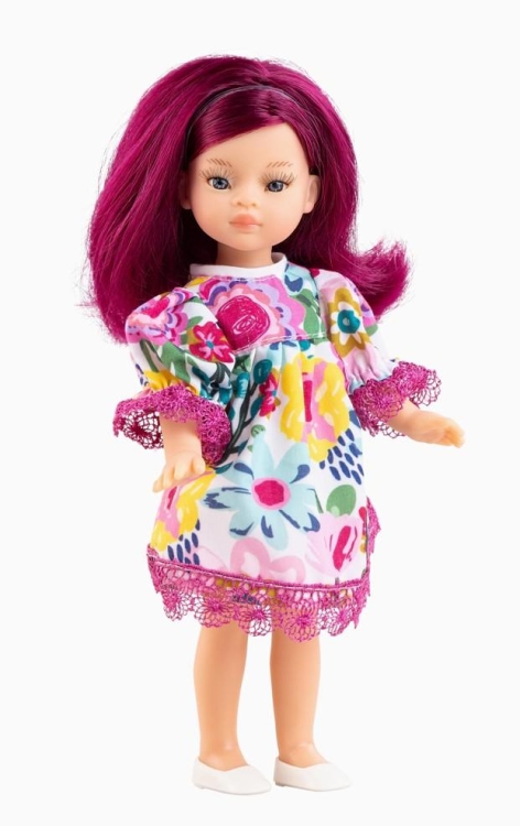 Oryginalne ubranko Paola Reina dla lalki 21 cm Mini Amigas 52129, sukienka, majteczki