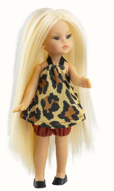 Oryginalne ubranko Paola Reina dla lalki 21 cm Mini Amigas 52120, bluzeczka, krótkie spodenki