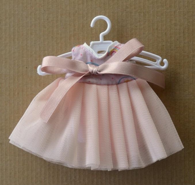 Oryginalne ubranko Paola Reina dla lalki 21 cm Mini Amigas 52133, sukienka, majteczki