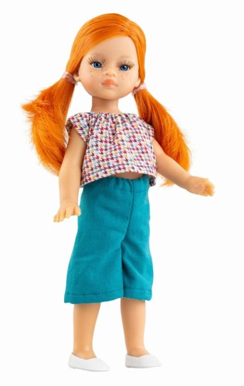 Oryginalne ubranko Paola Reina dla lalki 21 cm Mini Amigas 52119, bluzeczka, spodenki