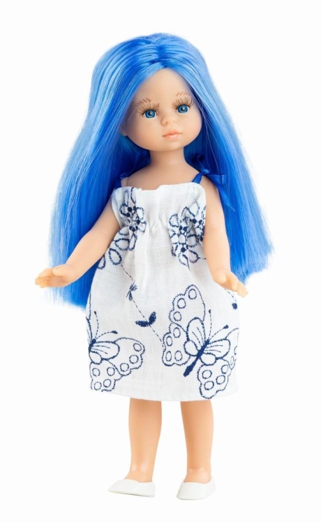 Oryginalne ubranko Paola Reina dla lalki 21 cm Mini Amigas 52128, sukienka, majteczki