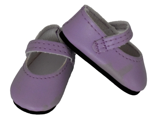 Oryginalne buty Paola Reina dla lalki 32 cm Amigas 63607 jasnofioletowe z paseczkiem zapinane na rzep