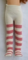 Oryginalne rajstopy Paola Reina dla lalki 32 cm Amigas 84591 w różowe paseczki